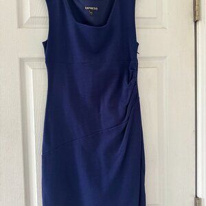 Express Women's Navy Blue Sleeveless Dress. Size 8